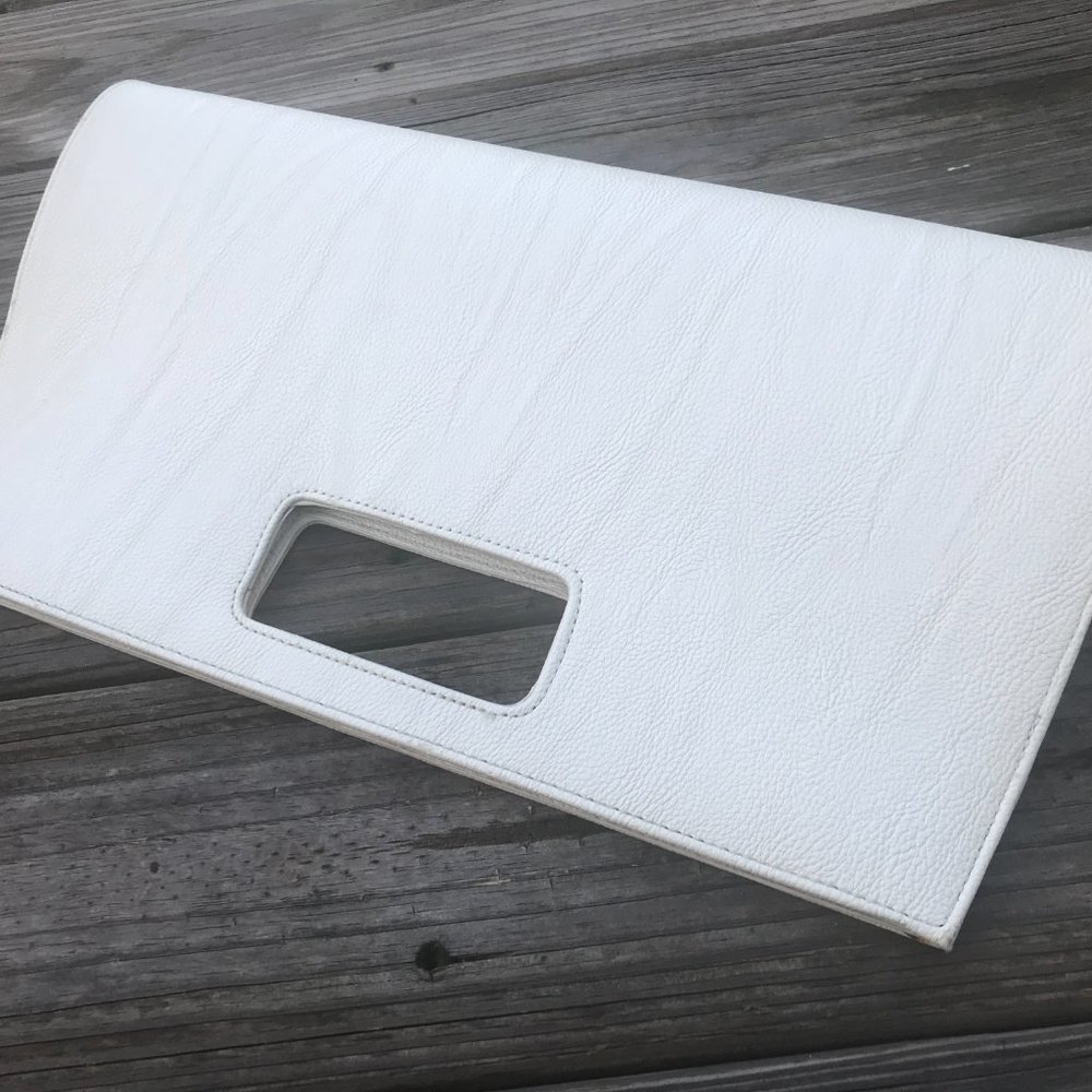 Charming Charlie Women Clutch Bag Purse White Read